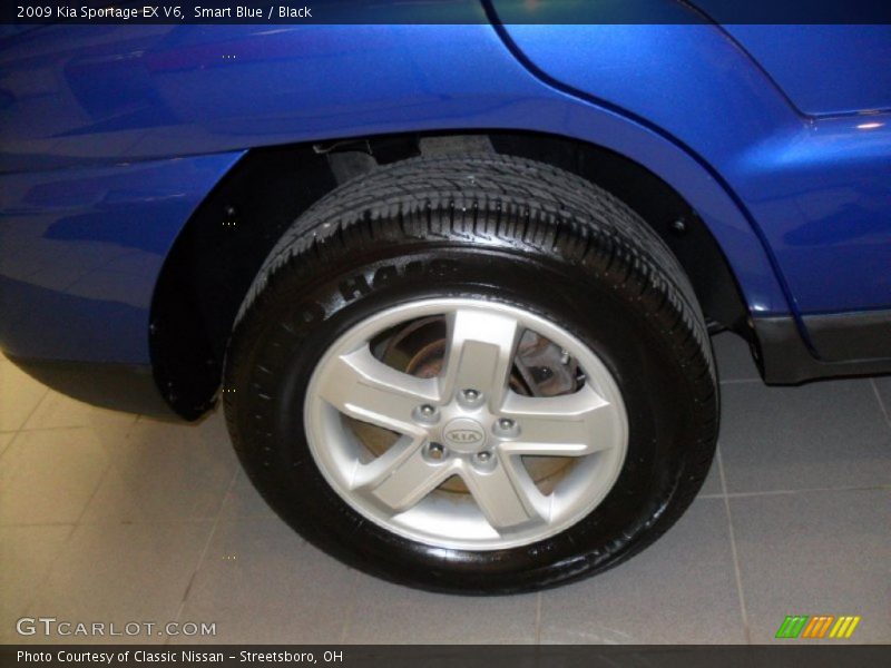 Smart Blue / Black 2009 Kia Sportage EX V6