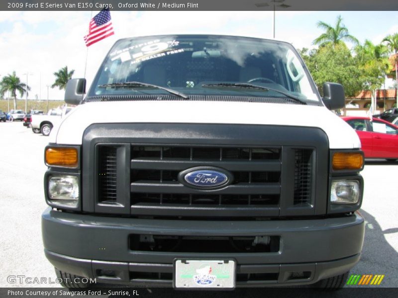 Oxford White / Medium Flint 2009 Ford E Series Van E150 Cargo