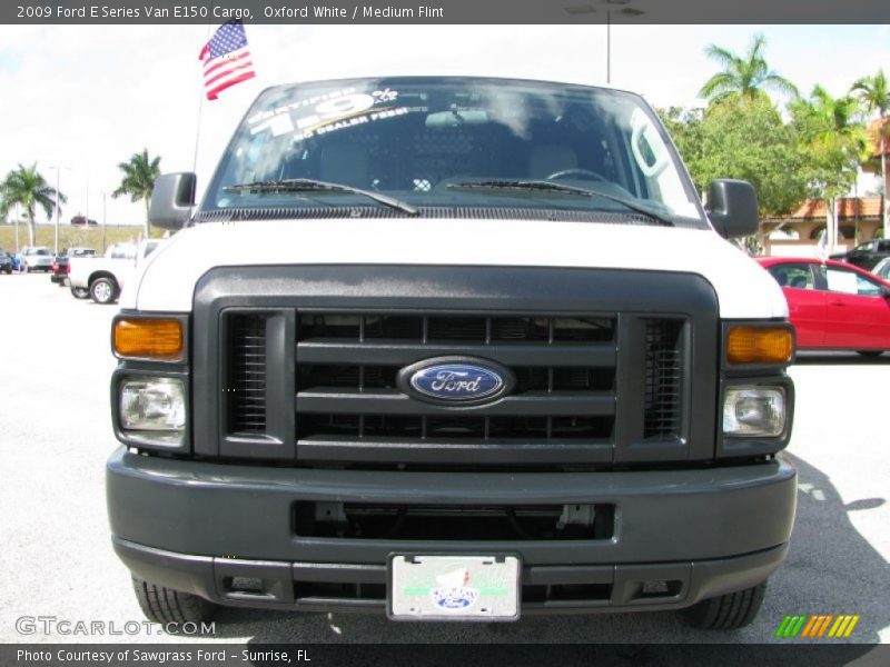 Oxford White / Medium Flint 2009 Ford E Series Van E150 Cargo