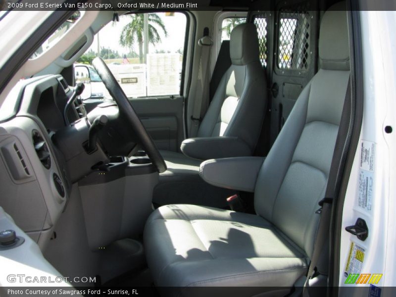 Oxford White / Medium Flint 2009 Ford E Series Van E150 Cargo