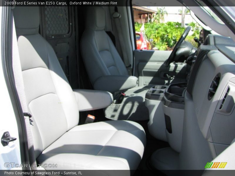 Oxford White / Medium Flint 2009 Ford E Series Van E150 Cargo