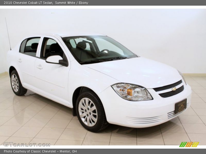 Summit White / Ebony 2010 Chevrolet Cobalt LT Sedan