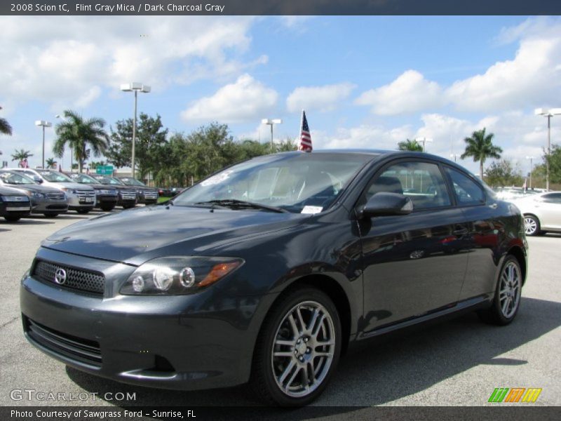 Flint Gray Mica / Dark Charcoal Gray 2008 Scion tC