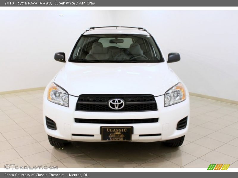 Super White / Ash Gray 2010 Toyota RAV4 I4 4WD
