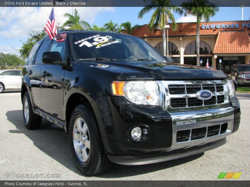 Black / Charcoal 2009 Ford Escape Limited