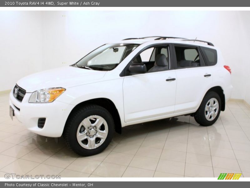 Super White / Ash Gray 2010 Toyota RAV4 I4 4WD