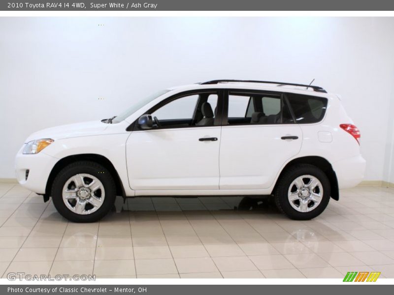 Super White / Ash Gray 2010 Toyota RAV4 I4 4WD