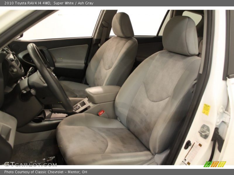 Super White / Ash Gray 2010 Toyota RAV4 I4 4WD