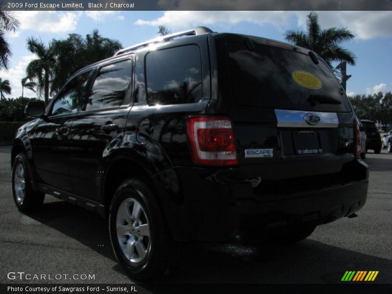 Black / Charcoal 2009 Ford Escape Limited