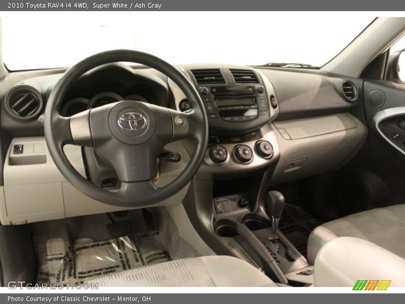 Super White / Ash Gray 2010 Toyota RAV4 I4 4WD