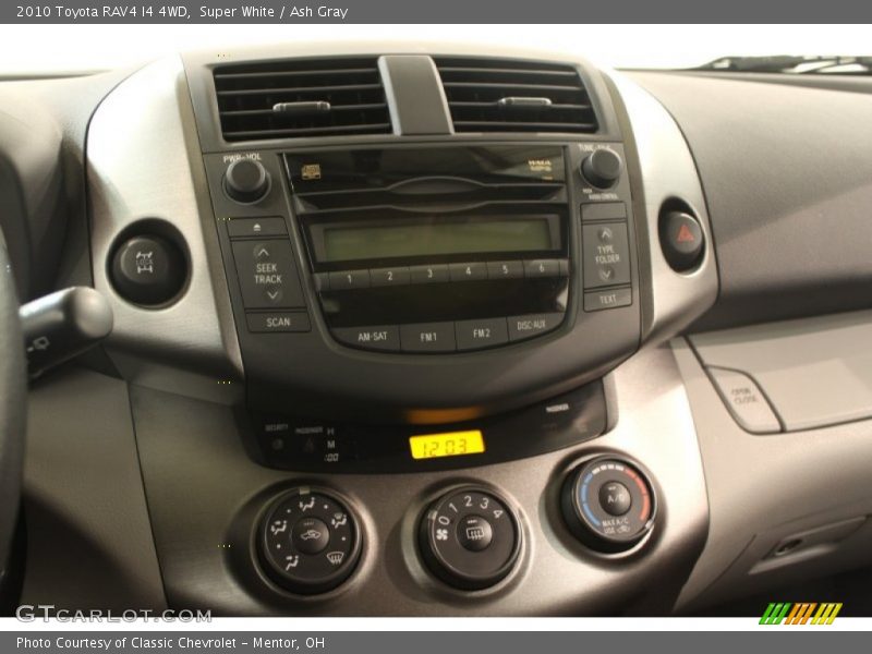 Super White / Ash Gray 2010 Toyota RAV4 I4 4WD