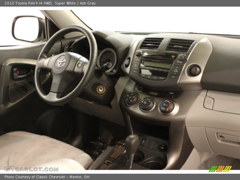 Super White / Ash Gray 2010 Toyota RAV4 I4 4WD