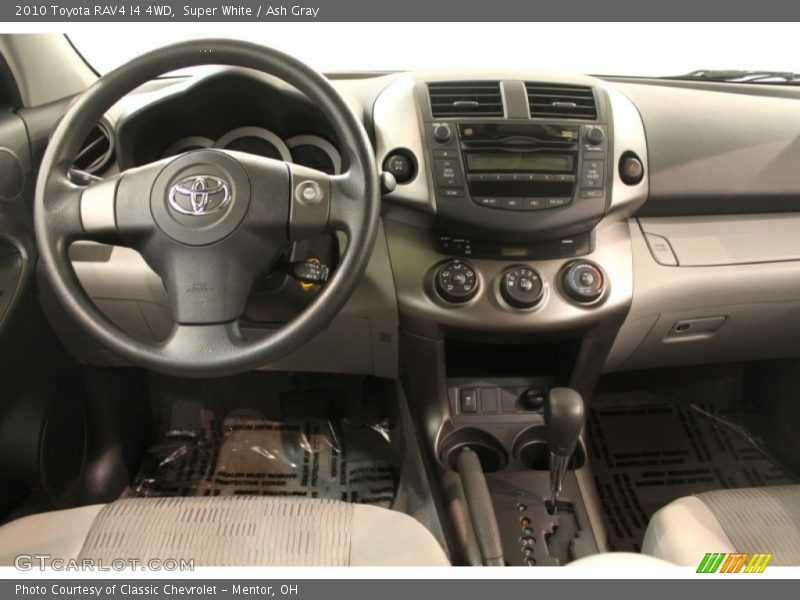 Super White / Ash Gray 2010 Toyota RAV4 I4 4WD