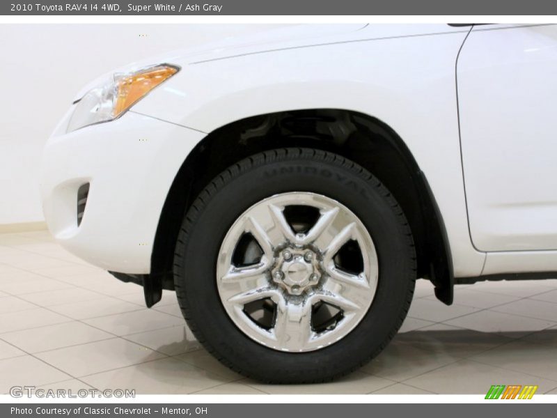 Super White / Ash Gray 2010 Toyota RAV4 I4 4WD