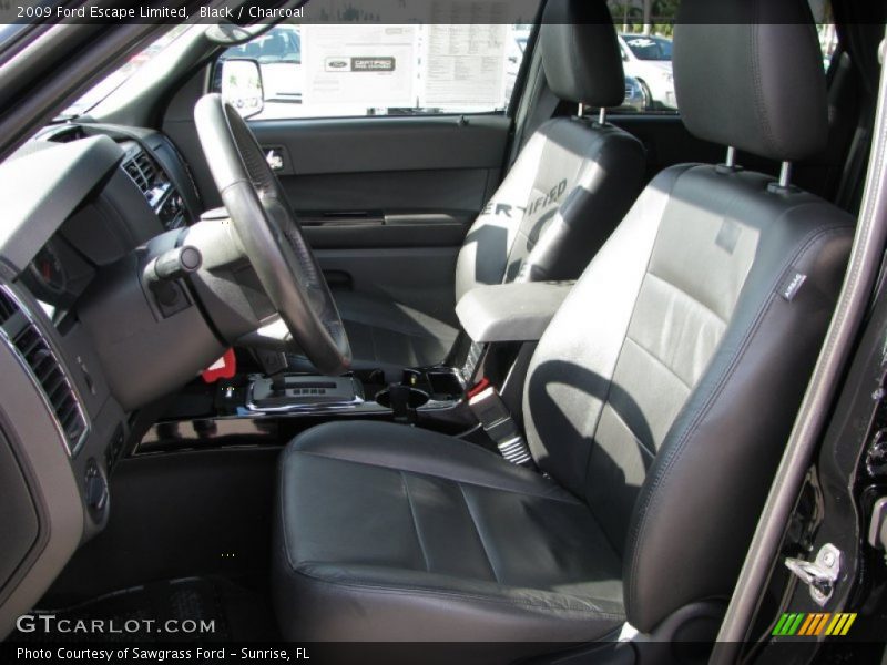 Black / Charcoal 2009 Ford Escape Limited