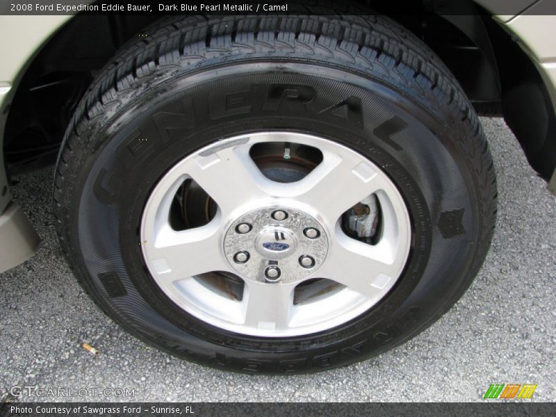 Dark Blue Pearl Metallic / Camel 2008 Ford Expedition Eddie Bauer