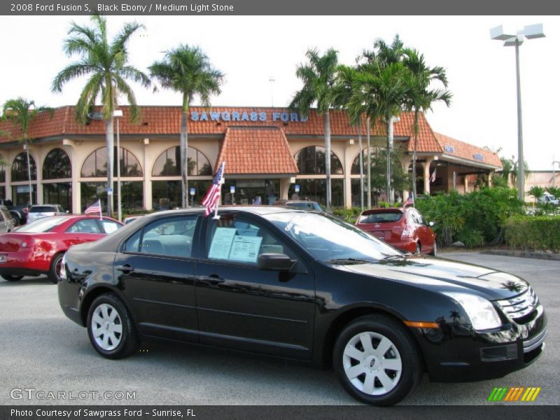 Black Ebony / Medium Light Stone 2008 Ford Fusion S