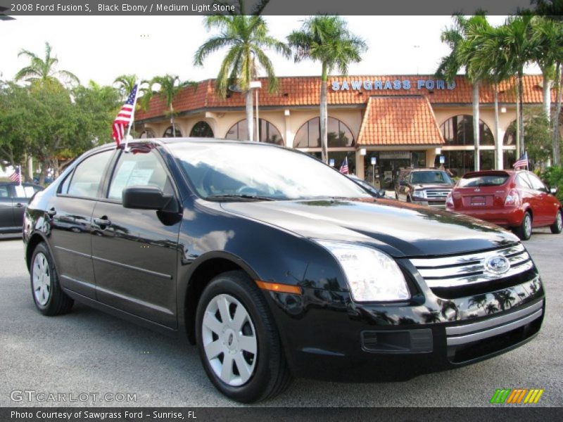 Black Ebony / Medium Light Stone 2008 Ford Fusion S