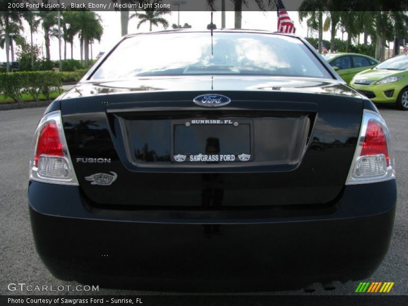 Black Ebony / Medium Light Stone 2008 Ford Fusion S