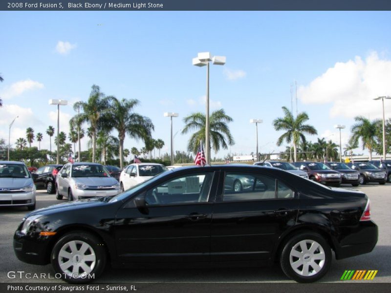 Black Ebony / Medium Light Stone 2008 Ford Fusion S