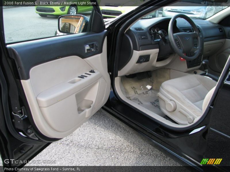 Black Ebony / Medium Light Stone 2008 Ford Fusion S