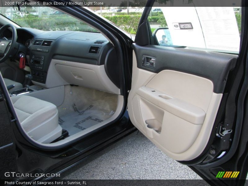 Black Ebony / Medium Light Stone 2008 Ford Fusion S