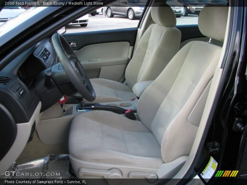 Front Seat of 2008 Fusion S