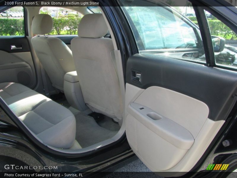 Black Ebony / Medium Light Stone 2008 Ford Fusion S