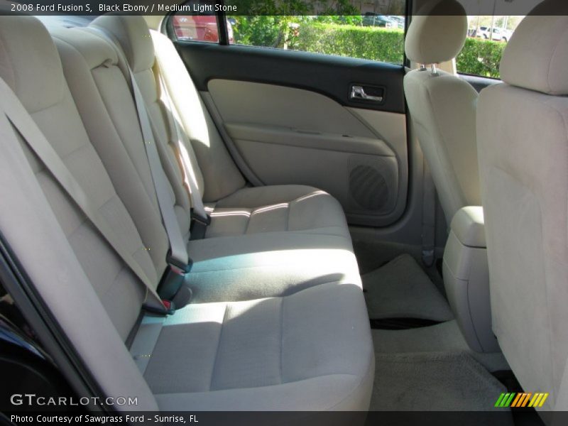 Rear Seat of 2008 Fusion S