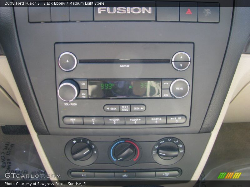 Controls of 2008 Fusion S