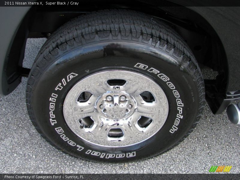 Super Black / Gray 2011 Nissan Xterra X