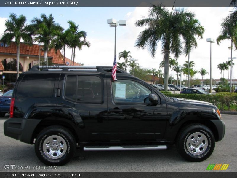 Super Black / Gray 2011 Nissan Xterra X