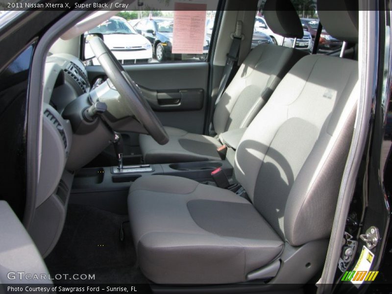Super Black / Gray 2011 Nissan Xterra X