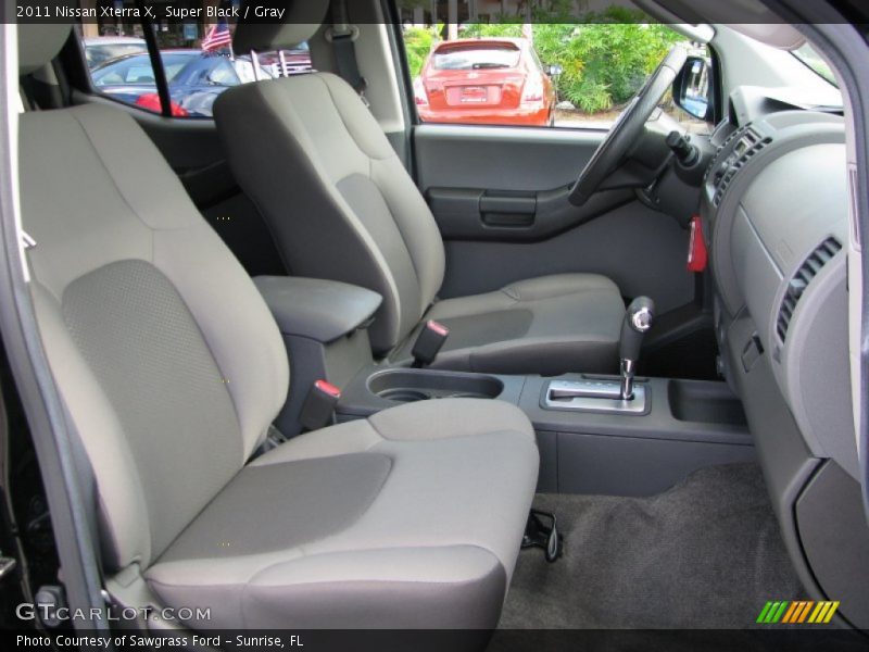 Super Black / Gray 2011 Nissan Xterra X