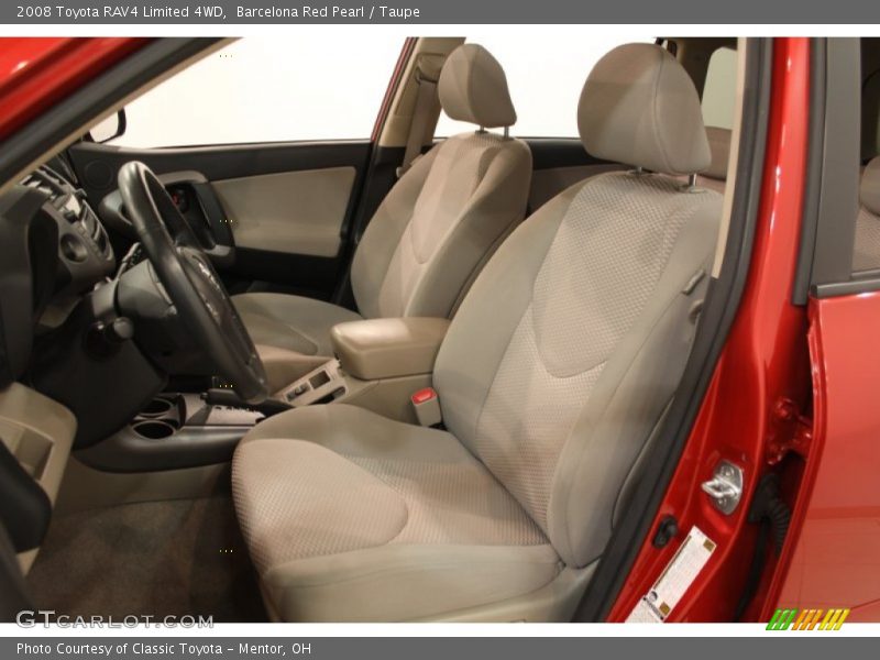Barcelona Red Pearl / Taupe 2008 Toyota RAV4 Limited 4WD