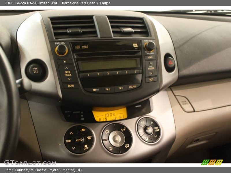 Barcelona Red Pearl / Taupe 2008 Toyota RAV4 Limited 4WD