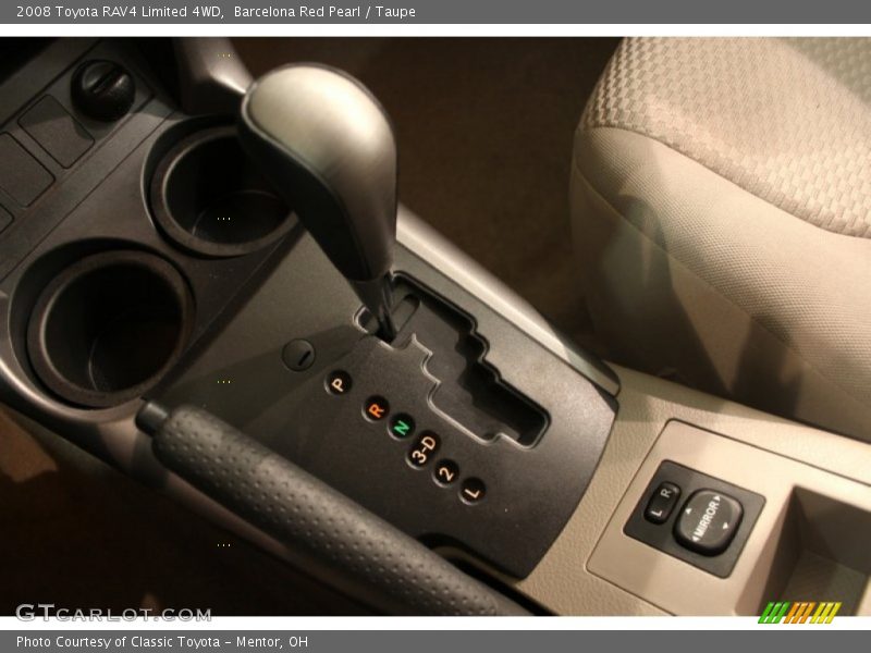 Barcelona Red Pearl / Taupe 2008 Toyota RAV4 Limited 4WD