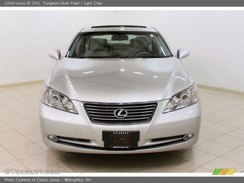 Tungsten Silver Pearl / Light Gray 2009 Lexus ES 350