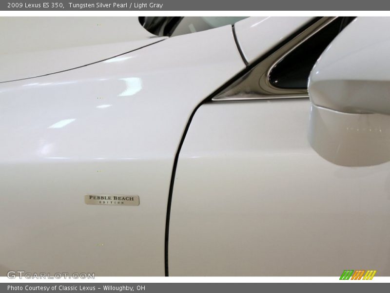 Tungsten Silver Pearl / Light Gray 2009 Lexus ES 350