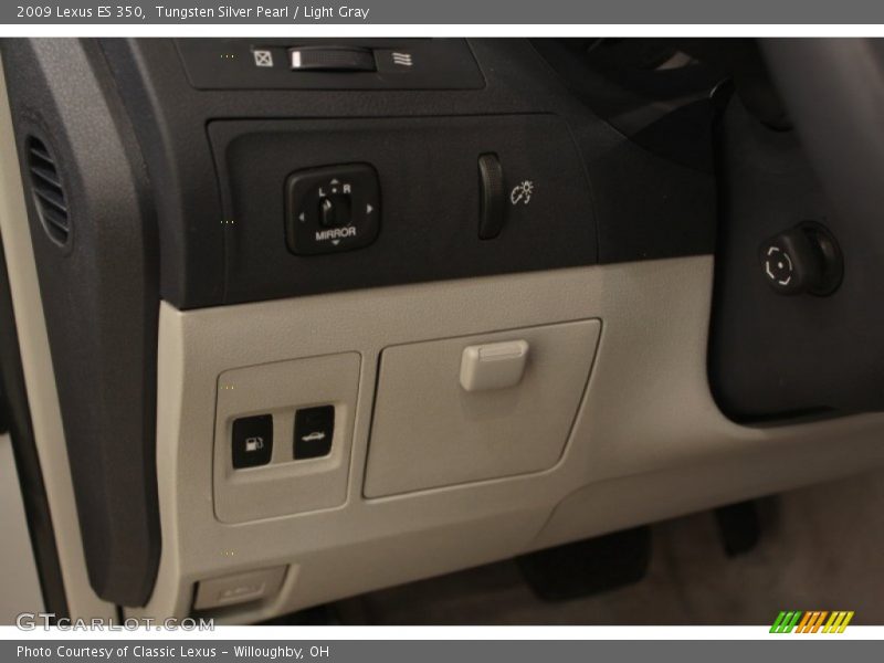 Tungsten Silver Pearl / Light Gray 2009 Lexus ES 350