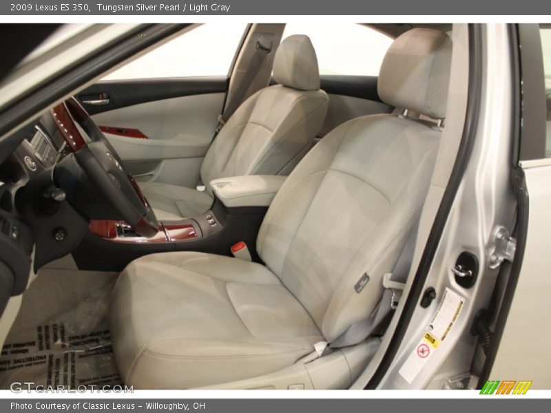 Tungsten Silver Pearl / Light Gray 2009 Lexus ES 350