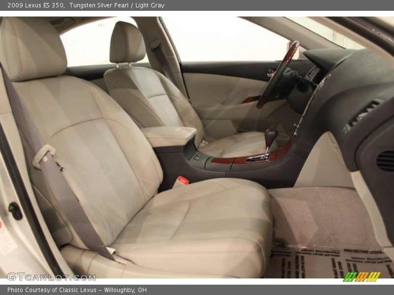 Tungsten Silver Pearl / Light Gray 2009 Lexus ES 350