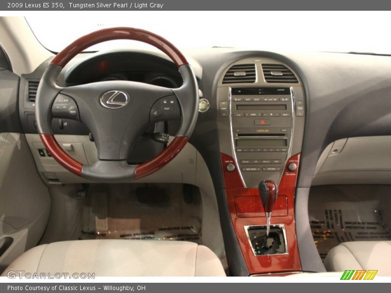Tungsten Silver Pearl / Light Gray 2009 Lexus ES 350