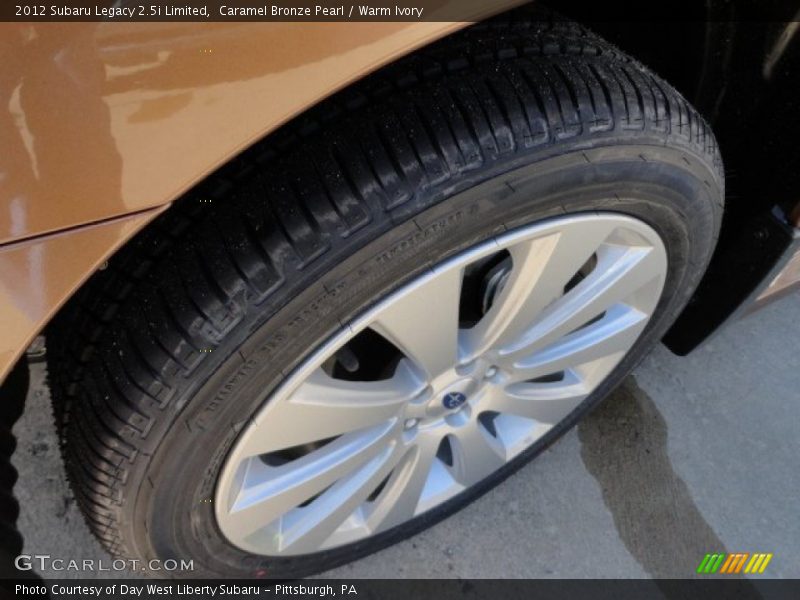Caramel Bronze Pearl / Warm Ivory 2012 Subaru Legacy 2.5i Limited