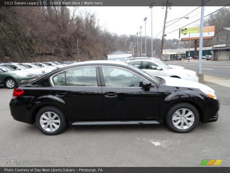 Crystal Black Silica / Warm Ivory 2012 Subaru Legacy 2.5i
