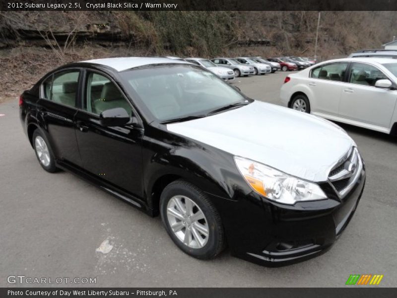 Crystal Black Silica / Warm Ivory 2012 Subaru Legacy 2.5i