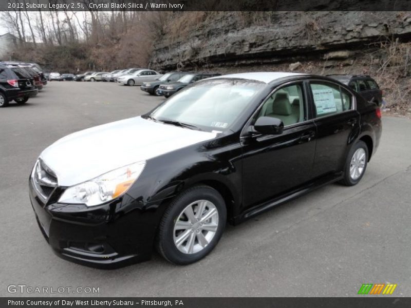 Crystal Black Silica / Warm Ivory 2012 Subaru Legacy 2.5i