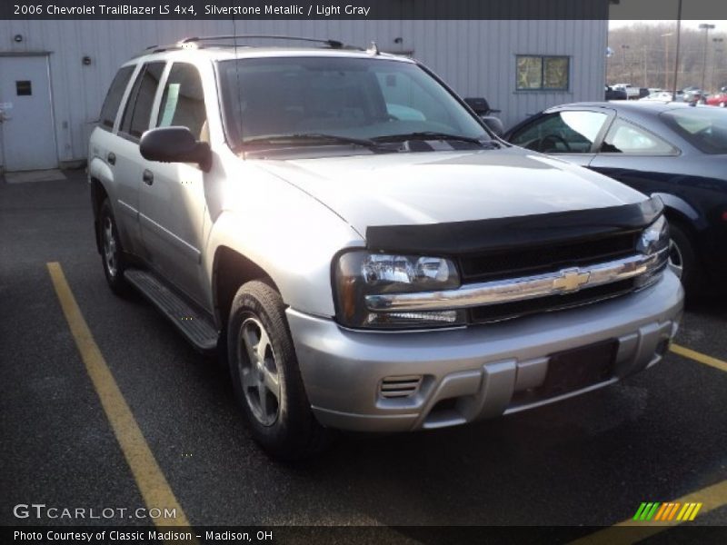 Silverstone Metallic / Light Gray 2006 Chevrolet TrailBlazer LS 4x4