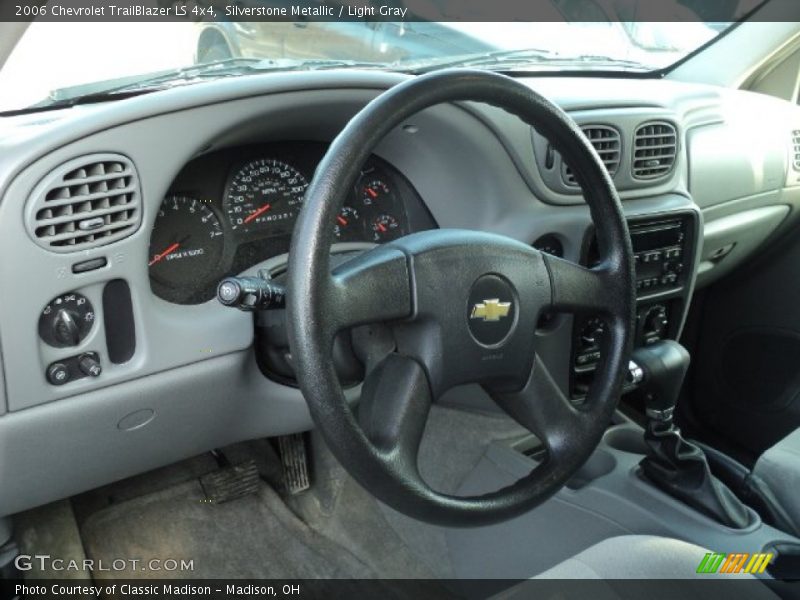 Silverstone Metallic / Light Gray 2006 Chevrolet TrailBlazer LS 4x4