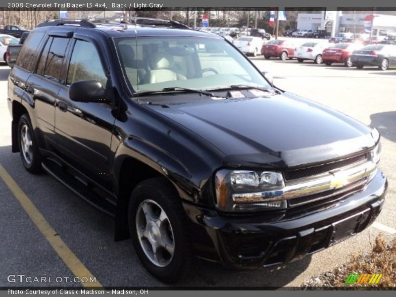 Black / Light Gray 2008 Chevrolet TrailBlazer LS 4x4